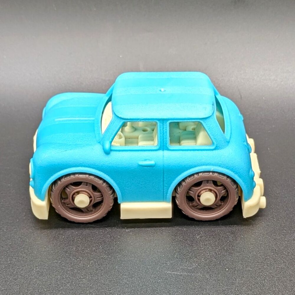 Vintage Battat Wonder Wheels Blue Toy Car 3.75"